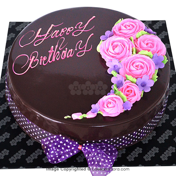 Birthday Chocolate Fudge Cake Round 1kg 2 2lbs Lassana Com