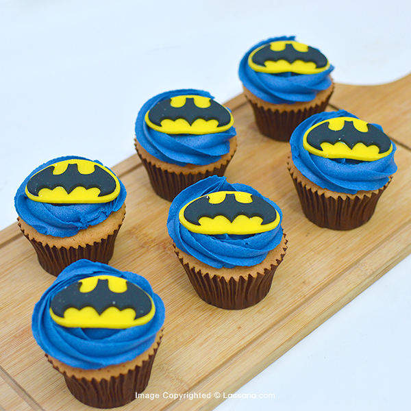 BATMAN CUP CAKES ( 06 PCS)  Online Shop