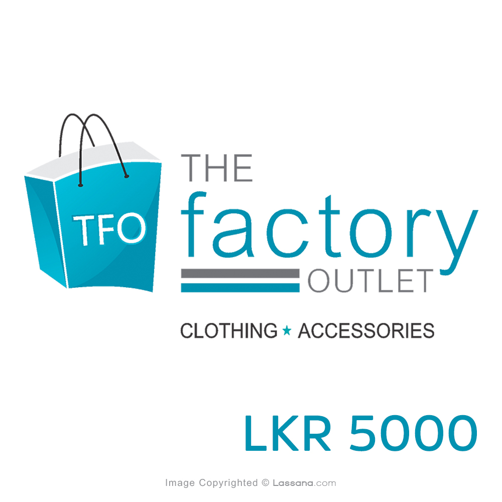THE FACTORY OUTLET GIFT VOUCHER - RS.5000 - Clothing & Fashion - in Sri Lanka
