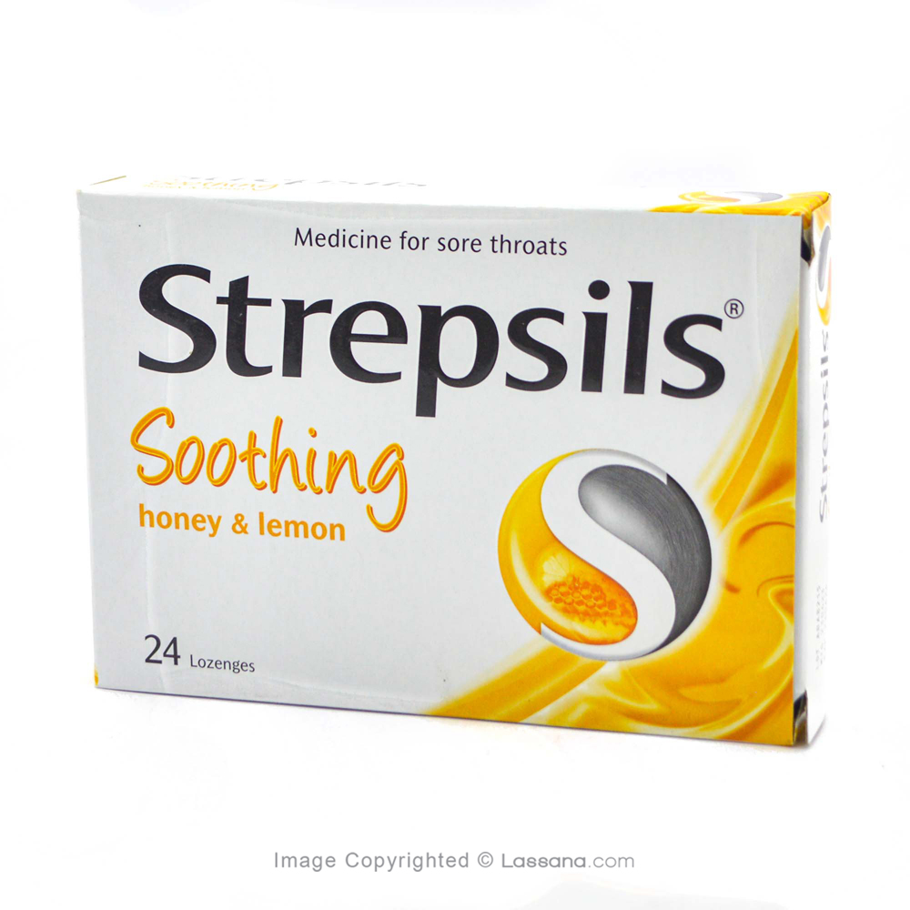 STREPSILS HONEY & LEMON LOZENGES 24'S - Cough & Cold Remedies - in Sri Lanka