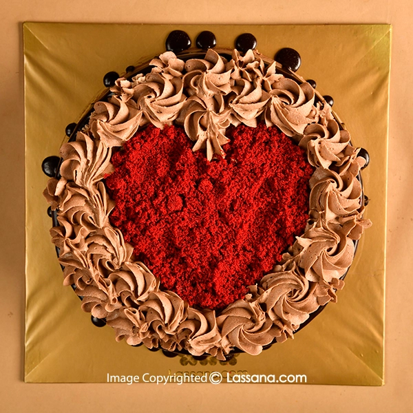 Heart Shaped Rose Birthday Cake With Name Edit