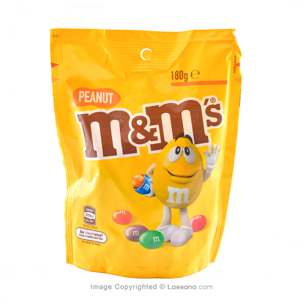M&M'S PEANUT 180G - Snacks & Confectionery - in Sri Lanka