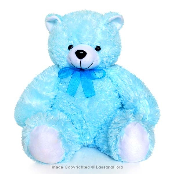 BLUE TEDDY BEAR - 12" - Soft Toys - in Sri Lanka