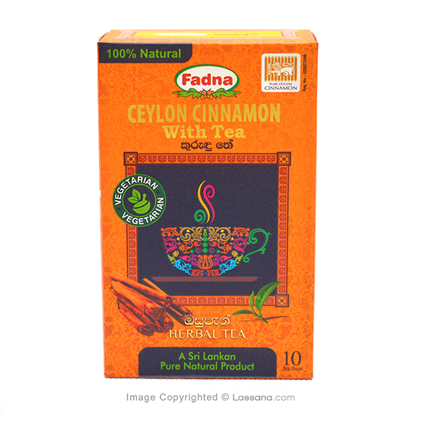 FADNA CINNAMON HERBAL TEA- කුරුඳු(PER 20 G PACK – 10 TEA BAGS) - Herbal Products - in Sri Lanka