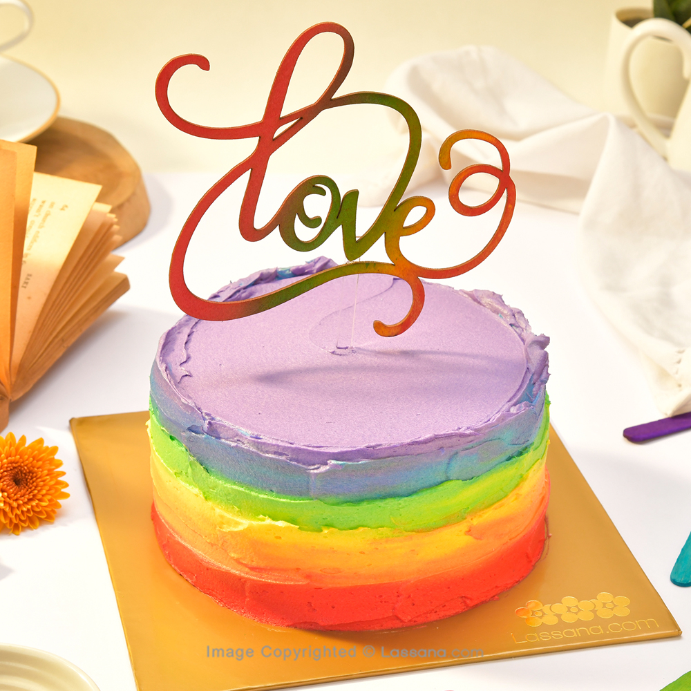 PRIDE LOVE CAKE 750G (1.6LBS) - Lassana Cakes - in Sri Lanka