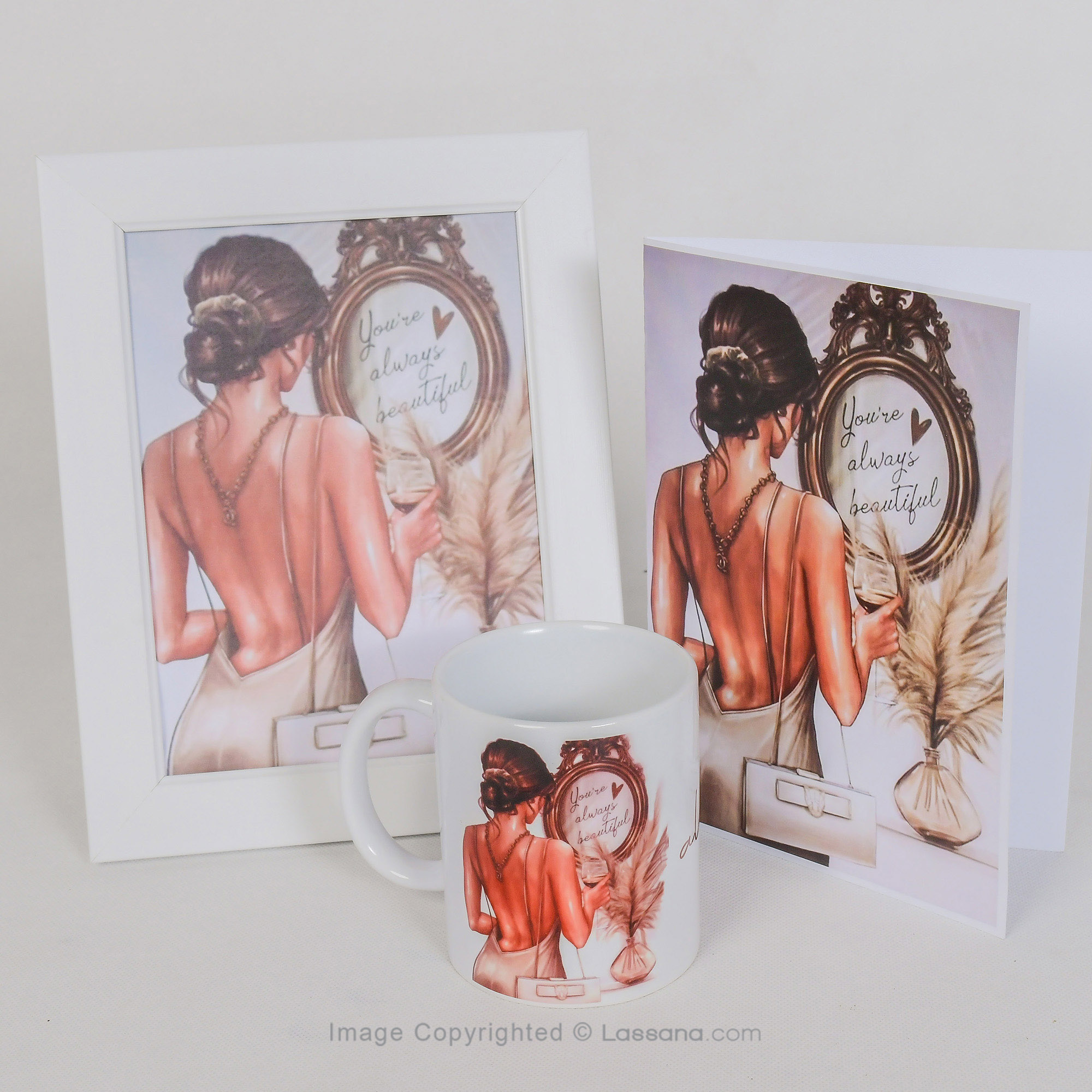 YOU ARE ALWAYS BEAUTIFUL COMBO PACK - Mugs & Cards - in Sri Lanka
