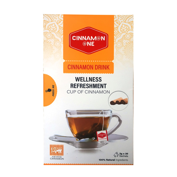 CINNAMON TEA WITH 20 SACHET PACKETS - CONVENTIONAL 40G - Beverages - in Sri Lanka