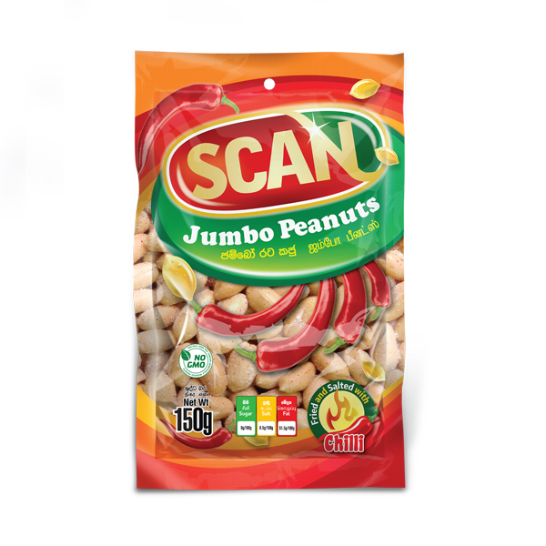 SCAN CHILLI PEANUTS 150G - Snacks & Confectionery - in Sri Lanka