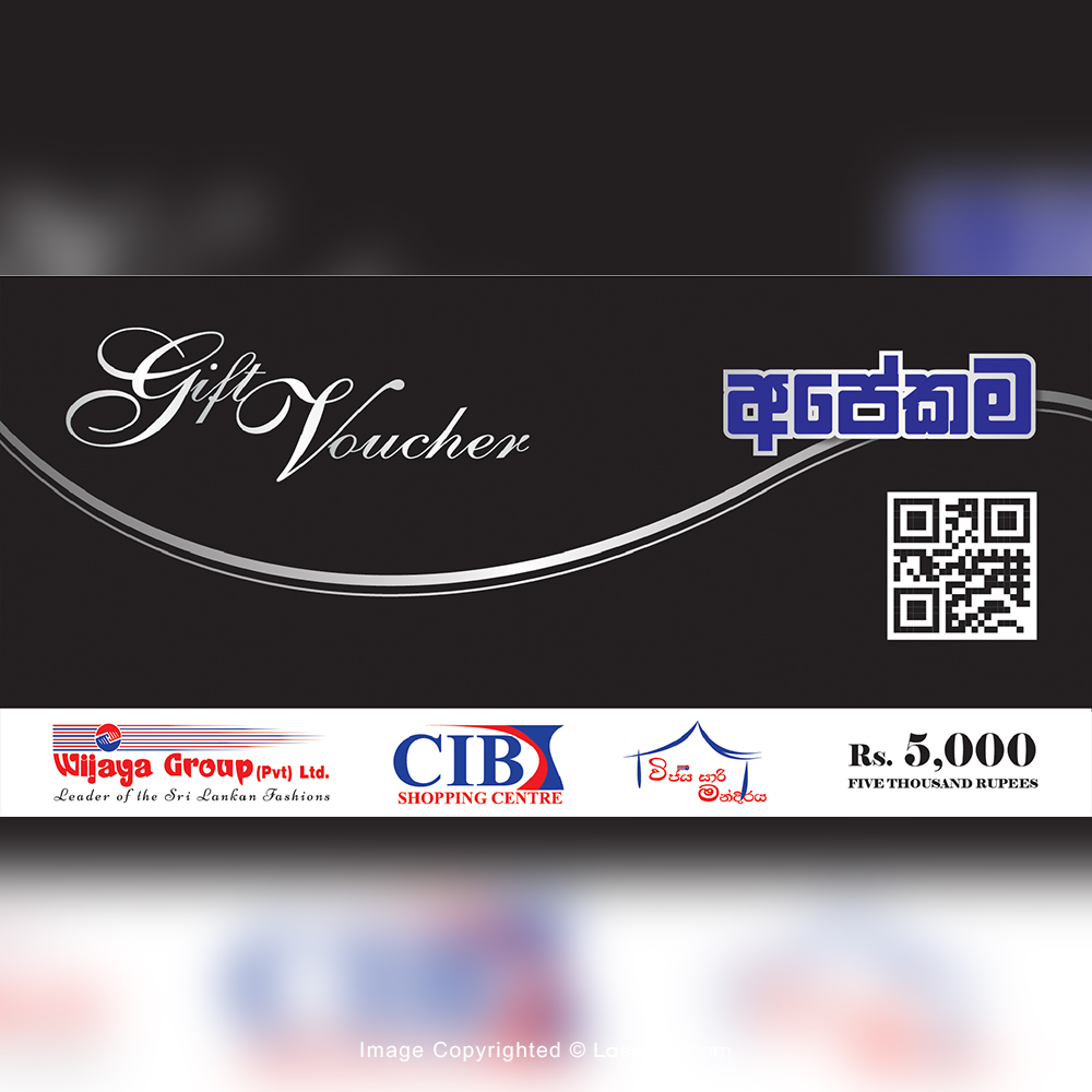 CIB APEKAMA GIFT VOUCHER - RS.5000 - Clothing & Fashion - in Sri Lanka