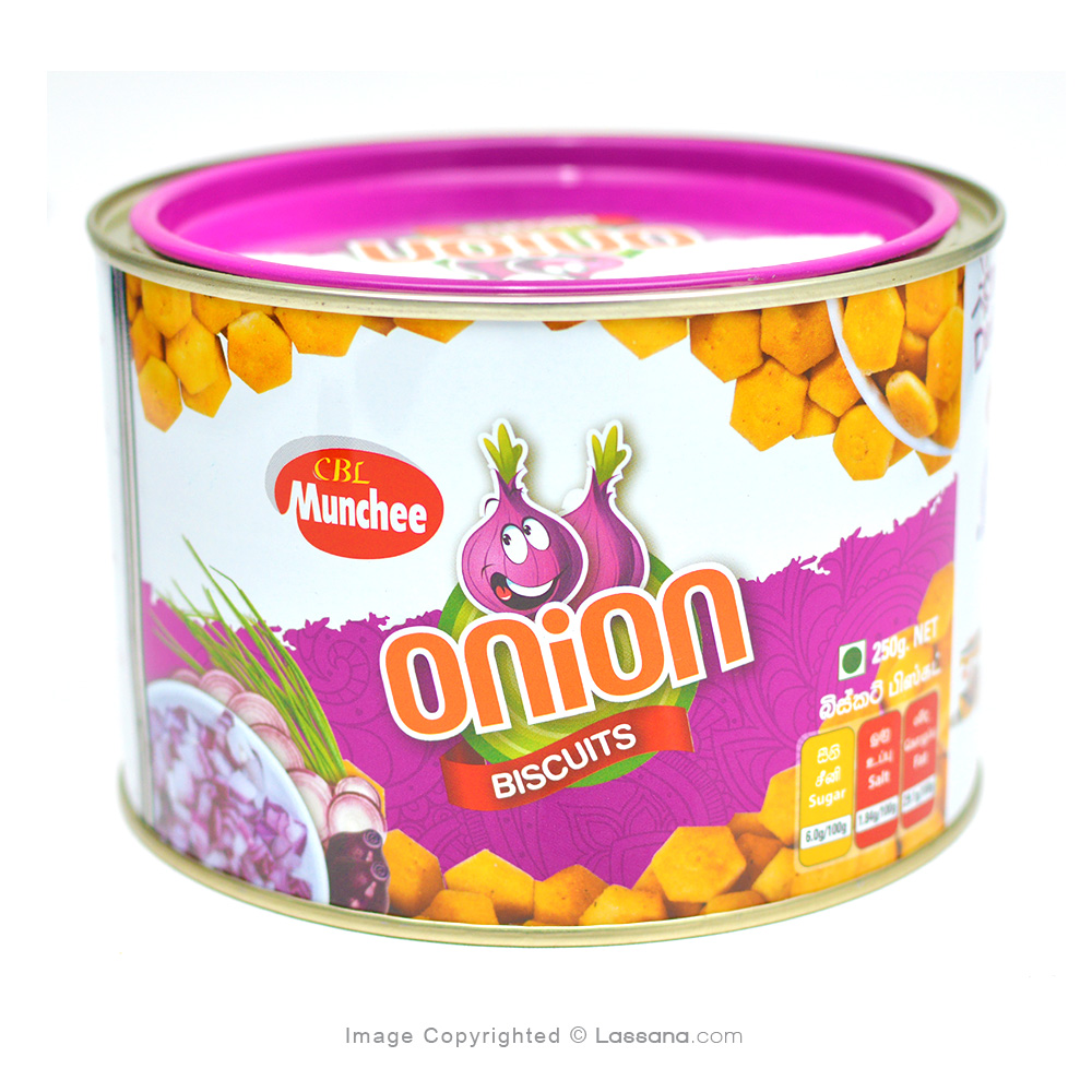 MUNCHEE ONION BISCUITS 250G - Snacks & Confectionery - in Sri Lanka