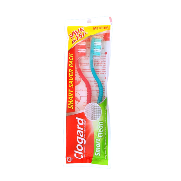 CLOGARD SMART CLEAN TOOTHBRUSH TWIN PACK SAVE RS.15 - Personal Care - in Sri Lanka