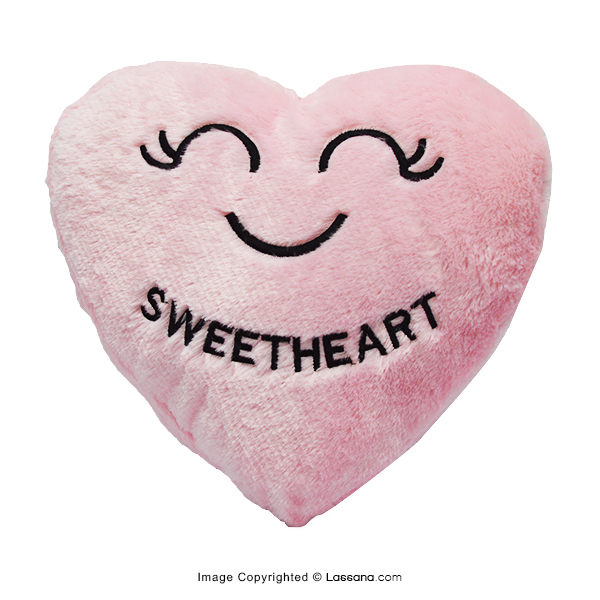 SWEETHEART HEART CUSHION - PINK - Cushions & Pillows - in Sri Lanka