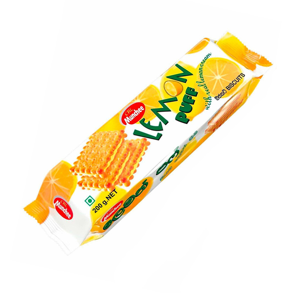 MUNCHEE LEMON PUFF  200G - Snacks & Confectionery - in Sri Lanka