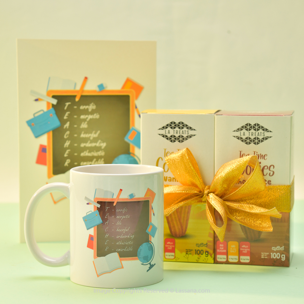 WORLD BEST TEACHER SWEET GIFT PACK - Assorted Gift Packs - in Sri Lanka