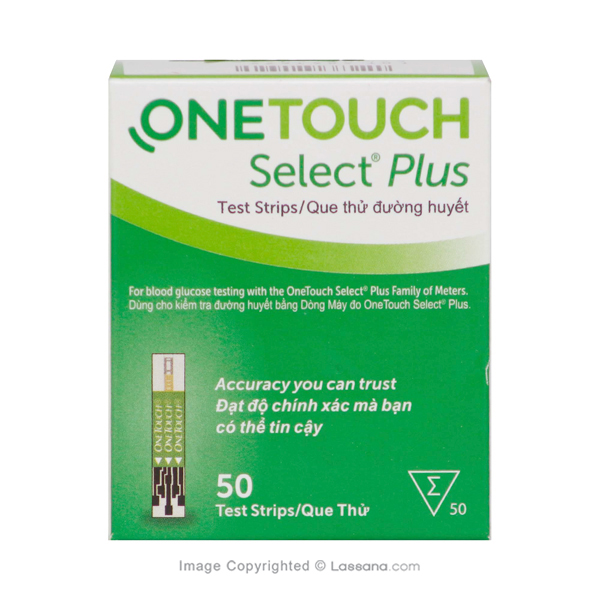 ONETOUCH SELECT PLUS SIMPLE TEST STRIPS 50'S - Diabetes Care - in Sri Lanka