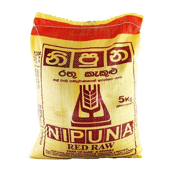 NIPUNA RATHU KAKULU RICE (රතු කැකුළු) - 5Kg - Grocery - in Sri Lanka